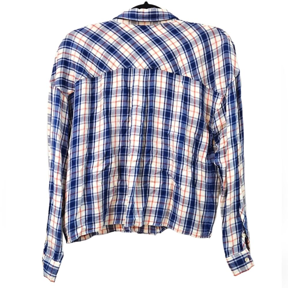 Aritzia Wilfred Free Plaid Button Down Shirt Size S - Picture 8 of 8